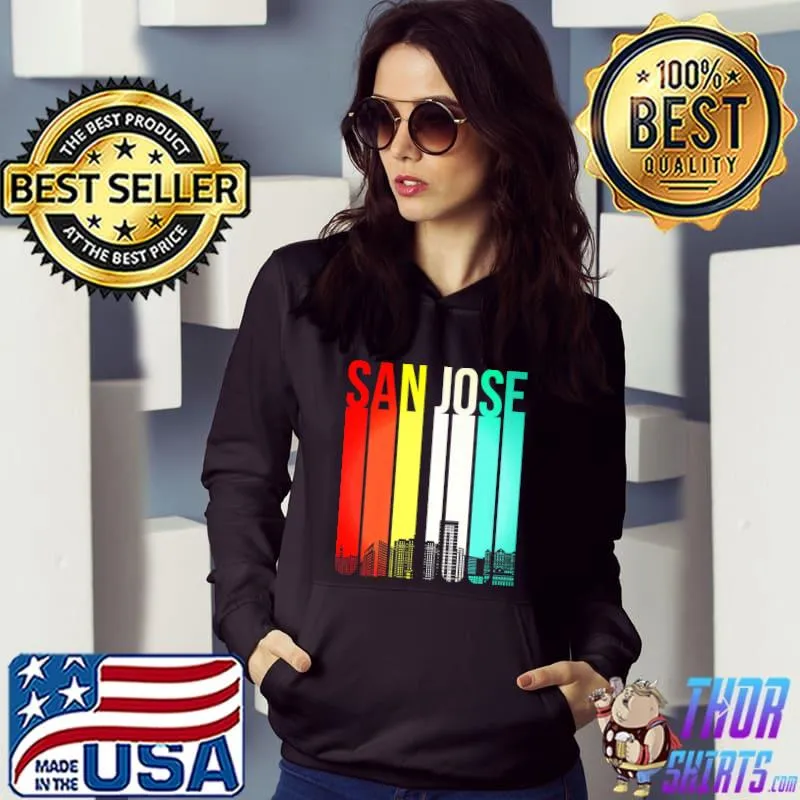 Best San Jose California USA Flag Nor Cal Bear Bay Area Tech City Premium T-Shirt