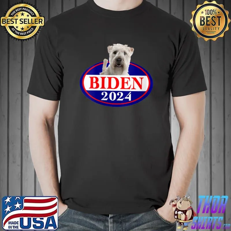 Biden 2024 Soft Coated Wheaten Terrier T-Shirt Unisex
