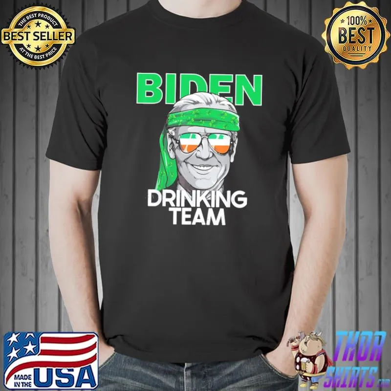 Biden-St-Patrick-Day-Drinking-Team-T-Shirt Unisex