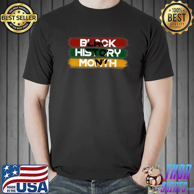 Black History Month African American Black Pride BLM Premium T-Shirt Unisex