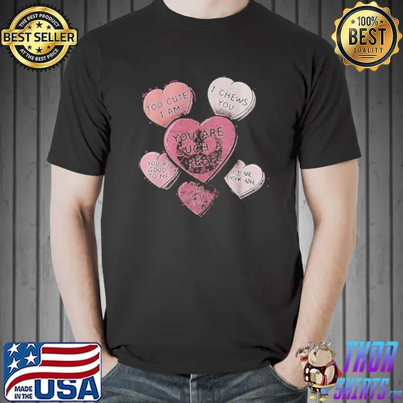Candy hearts Star wars racerback Unisex