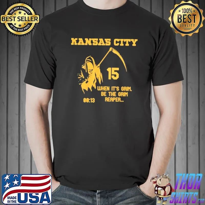 chiefs 13 seconds, Mahomes KC Chiefs Grim Reaper T Shirt Unisex