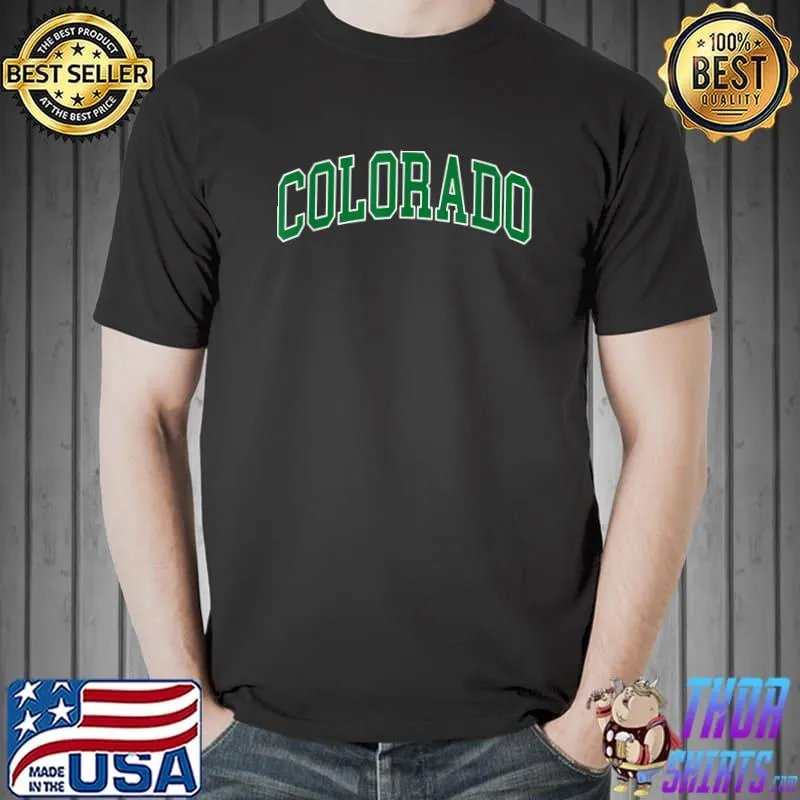 Colorado - Throwback Design - Classic T-Shirt Unisex
