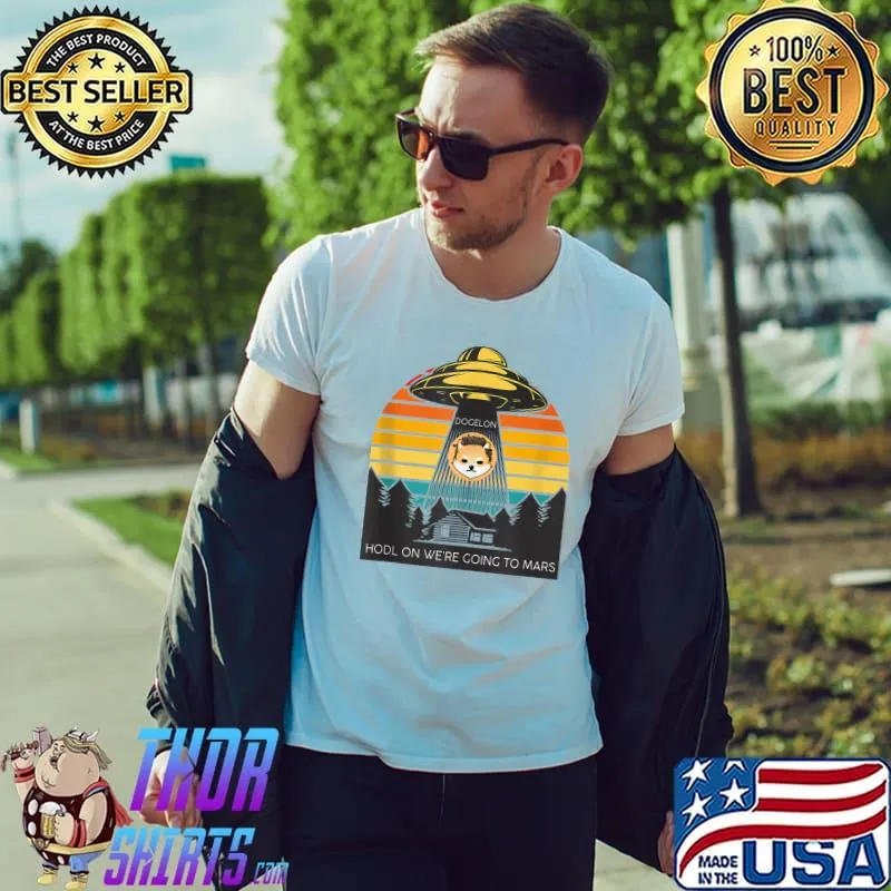 Dogelon Mars coin To The Moon Crypto Meme T- Unisex
