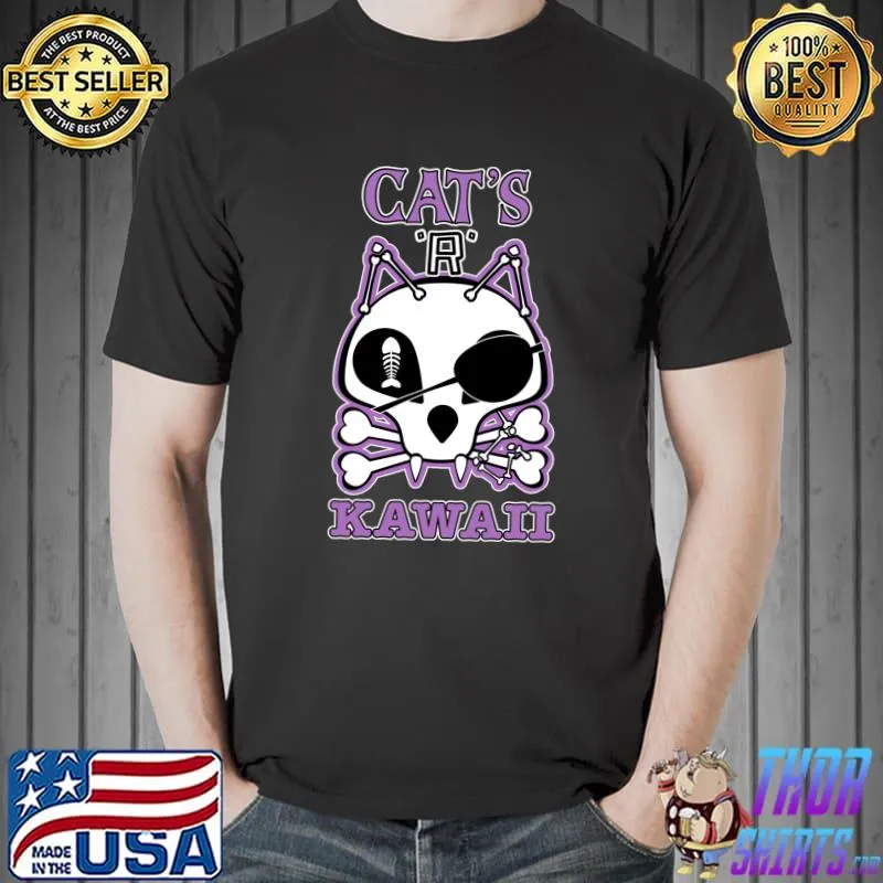 Funny Cats are Kawaii Pirate Cat T- Unisex