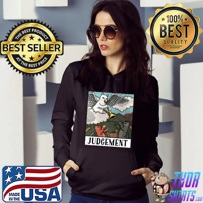 Funny Cats Judgement Tarot Card T-Shirt