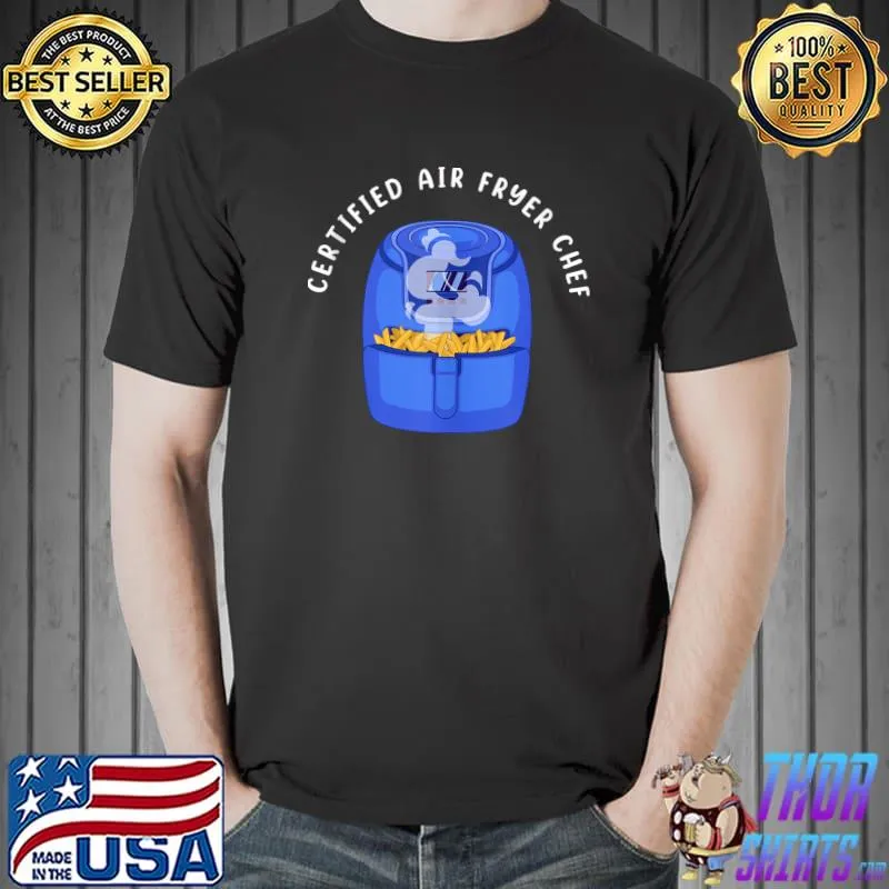 Funny Cooking Foodie Certified Air Fryer Chef Tank Top