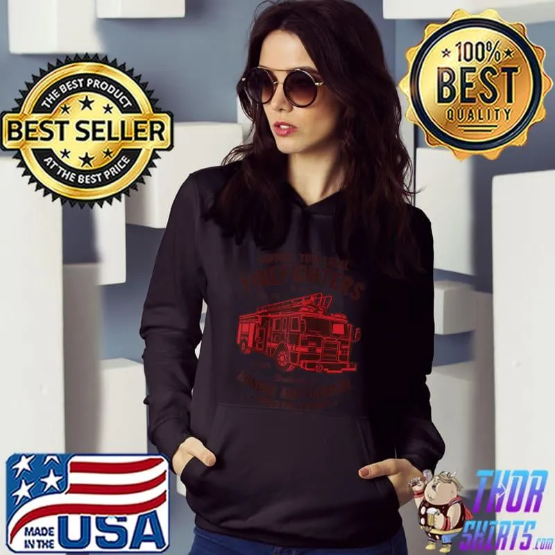 Funny Fire Fighters Honour Courage - Cool Gift - Fire Brigade Raglan Baseball T Shirt Hoodie