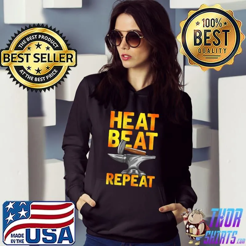 Funny Heat Beat Repeat T-Shirt