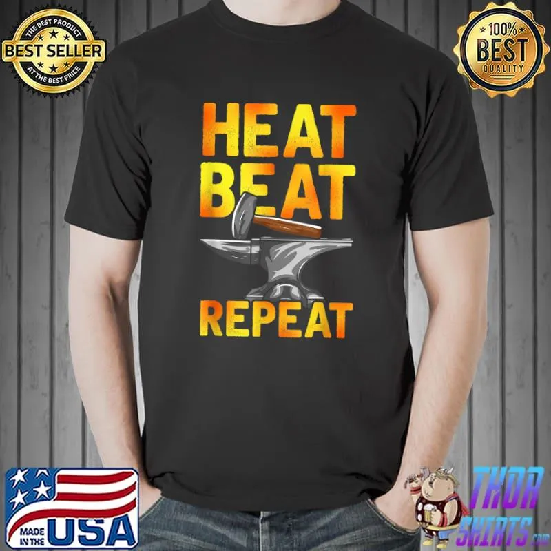 Funny Heat Beat Repeat T-Shirt Unisex