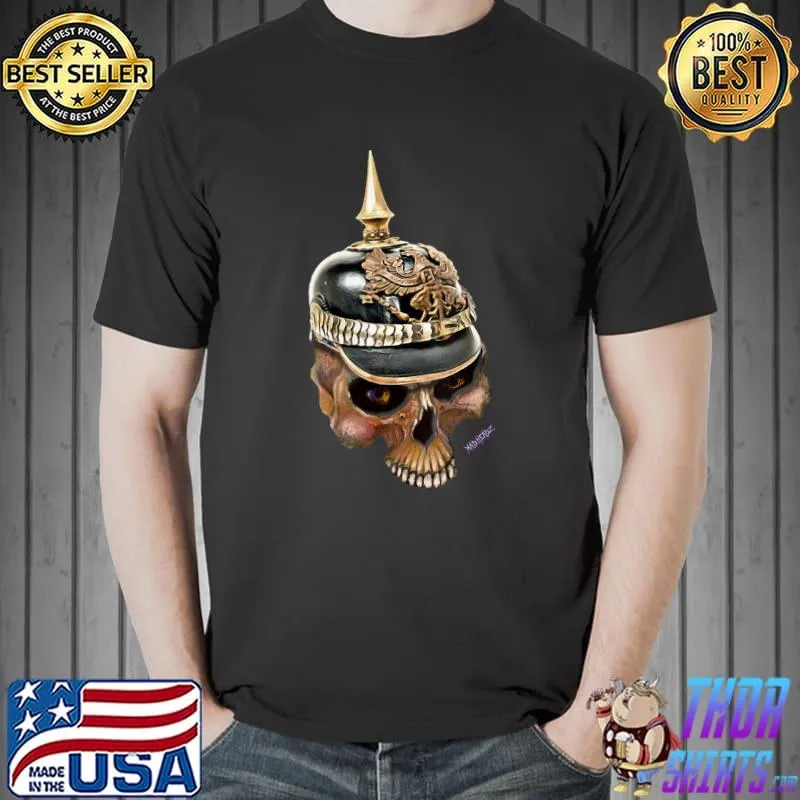 Funny Prussian Skull T-Shirt Unisex