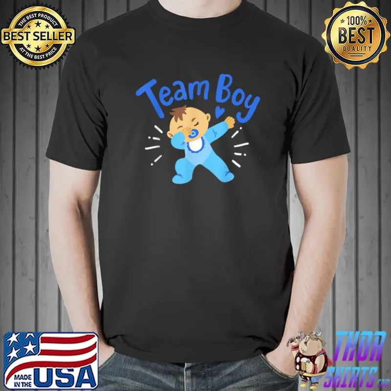 Gender Reveal Party Team Boy T-Shirt Unisex