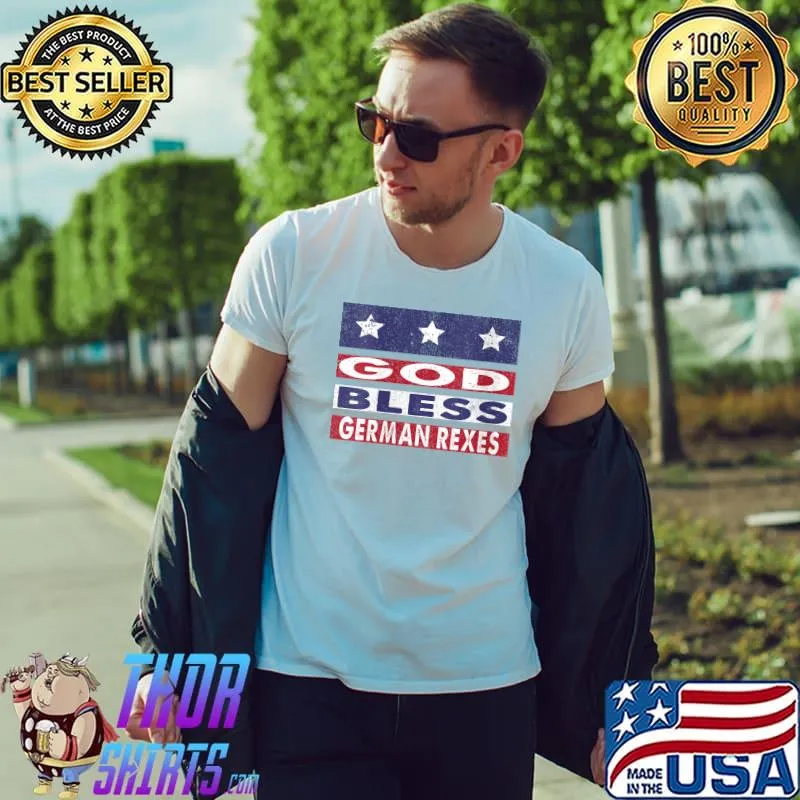 God Bless German Rexes Cats and Kittens Pet Owner T- Unisex