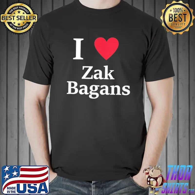 I Love Heart Zak Bagans Haunted Museum Ghost Adventure T-Shirt Unisex