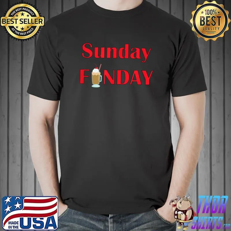 Ice Cream Float Sunday Funday T-Shirt Unisex