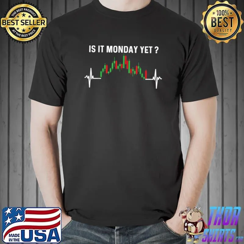 Is it Monday Yet Investor Day Trading Stock Market Trader T-Shirt Unisex