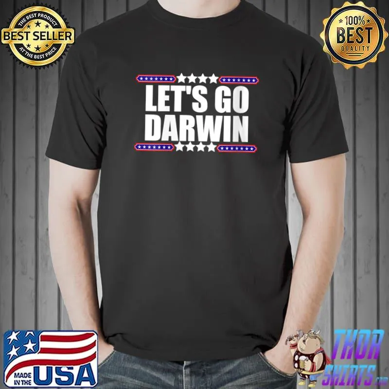 Let's Go Darwin US Flag T-Shirt Unisex