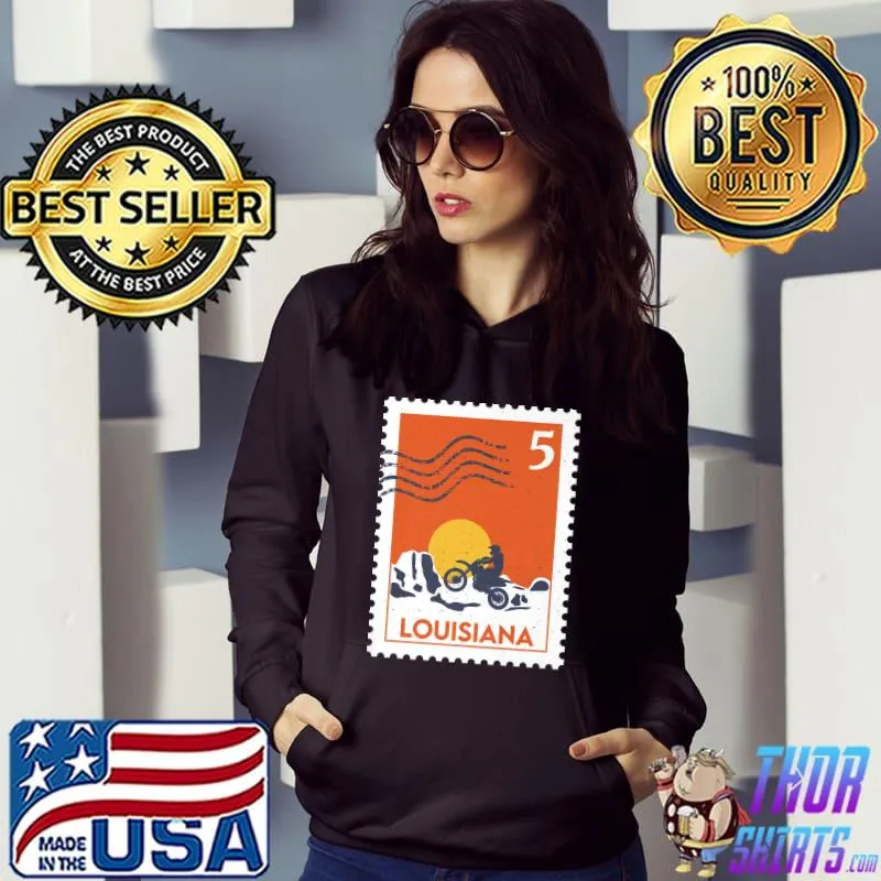Louisiana Vintage Retro Style USA T-Shirt