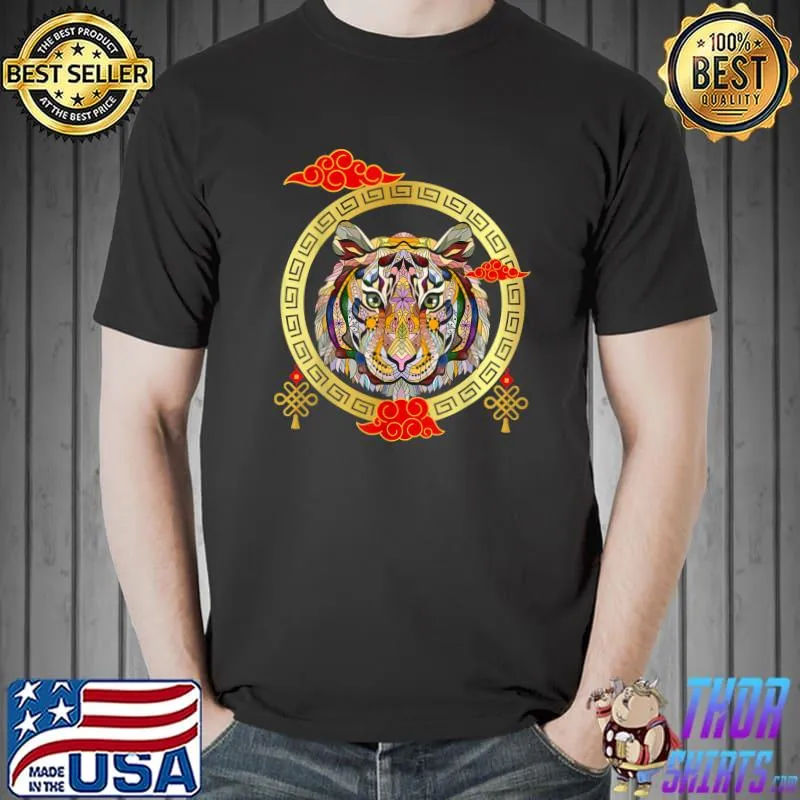 Lunar New Year Shirt Chinese Zodiac Of The Year Of the Tiger T-Shirt Unisex
