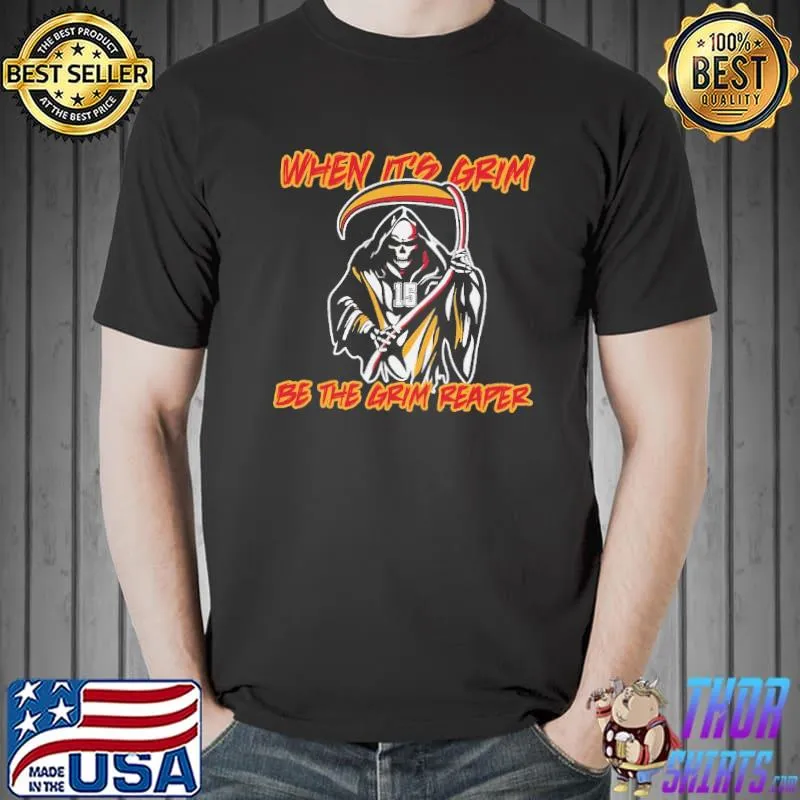 Mahomes Grim Reaper, Chiefs Grim Reaper, 13 Seconds Chiefs T-Shirt. Unisex