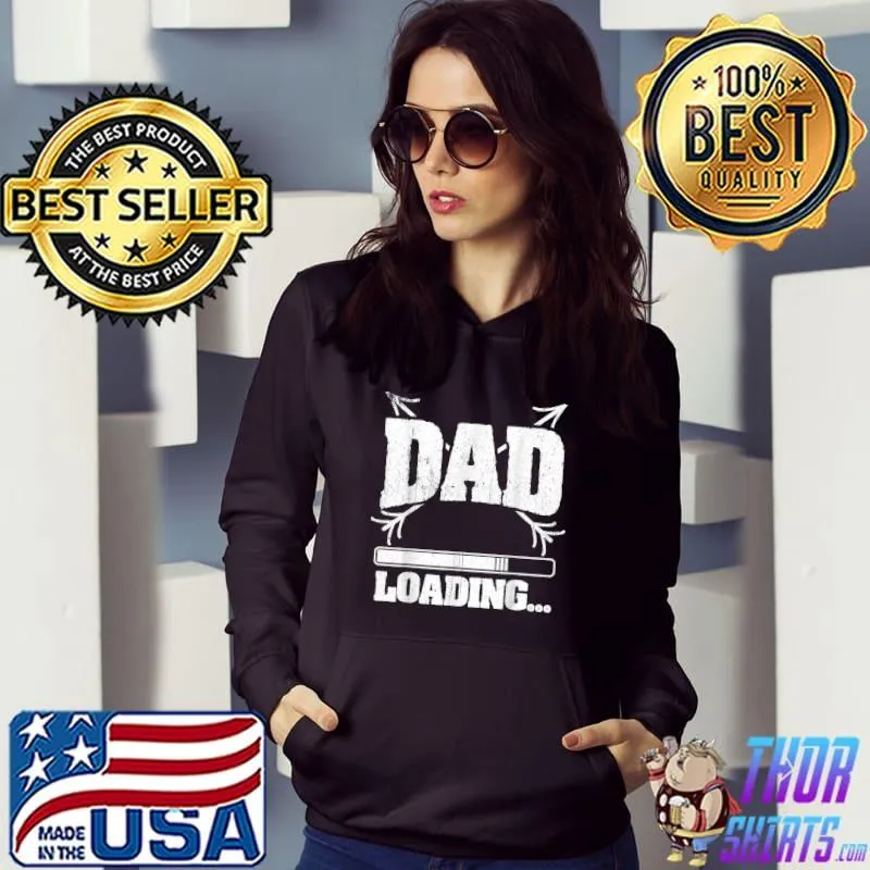 Mens Dad Loading Father's Day Dad Be Gift T-Shirt