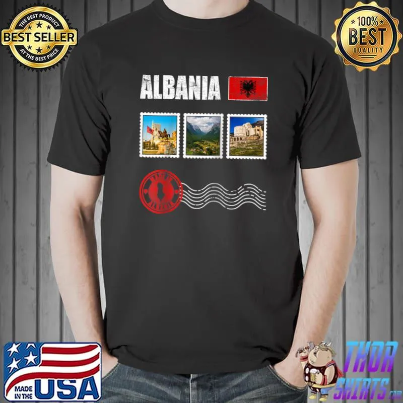 Nice Albania Flag,Flag of Albania,Albania T-shirt