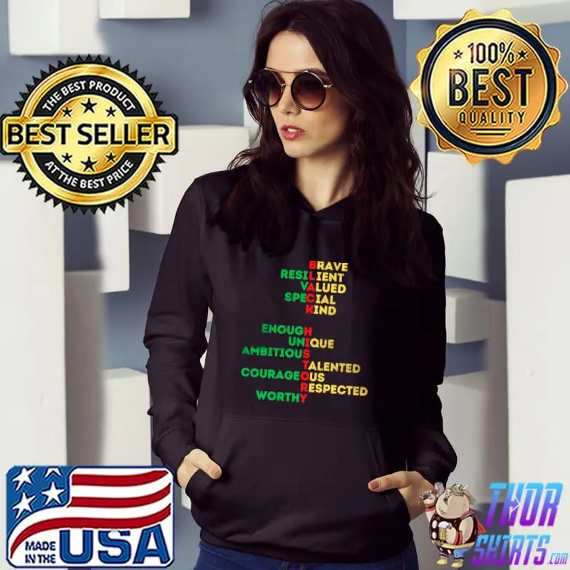 Nice Black History Month Melanin Men Women Bruh Sista Boys Girls T-shirt