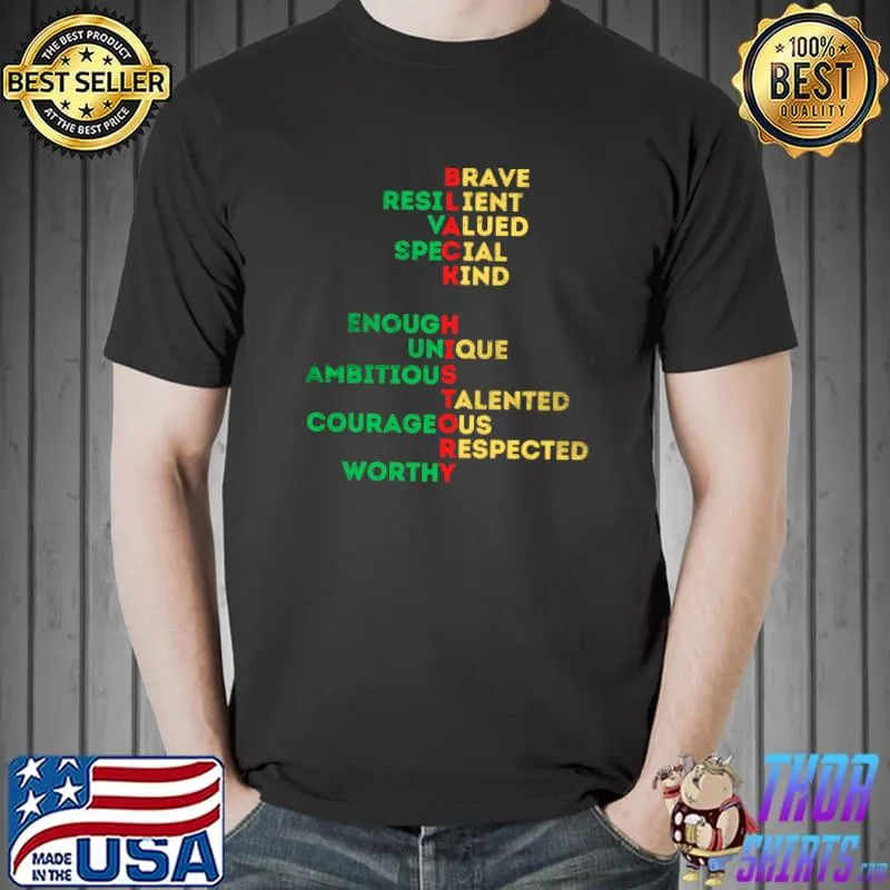 Nice Black History Month Melanin Men Women Bruh Sista Boys Girls T- Unisex