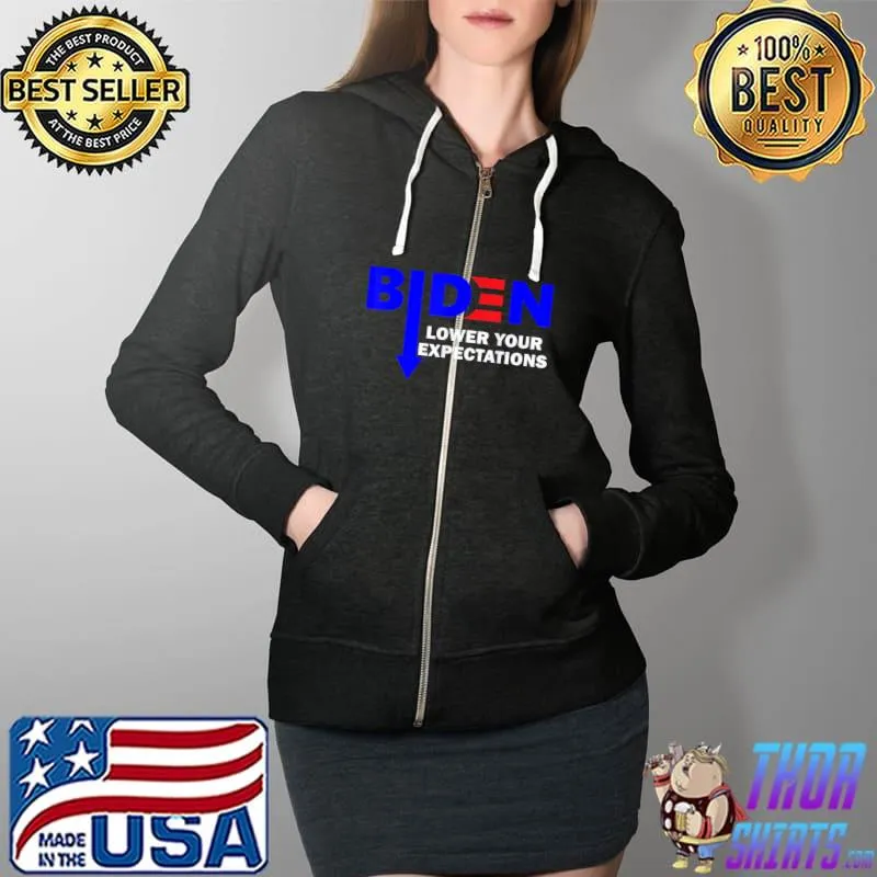 Nice Low Approval Rating Joe For Men Women T-Shirt Full Zip Hooded