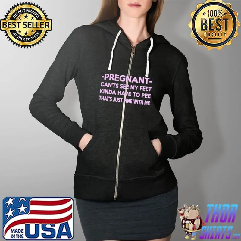 Nice PREGNANCY Announcement Gift Funny For Expecting Mother T- Full Zip Hooded