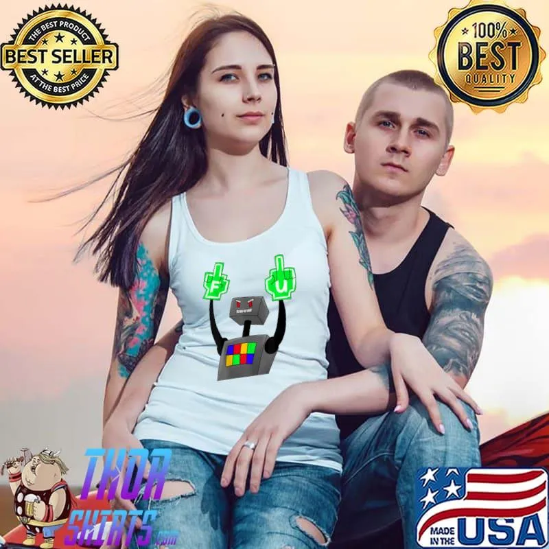 No Robot Stop T-Shirt Tank Top
