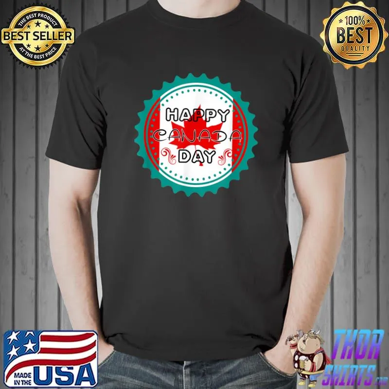 Official Maple Leaf Animal Canadian Celebration Flag Canada Day T-Shirt Unisex