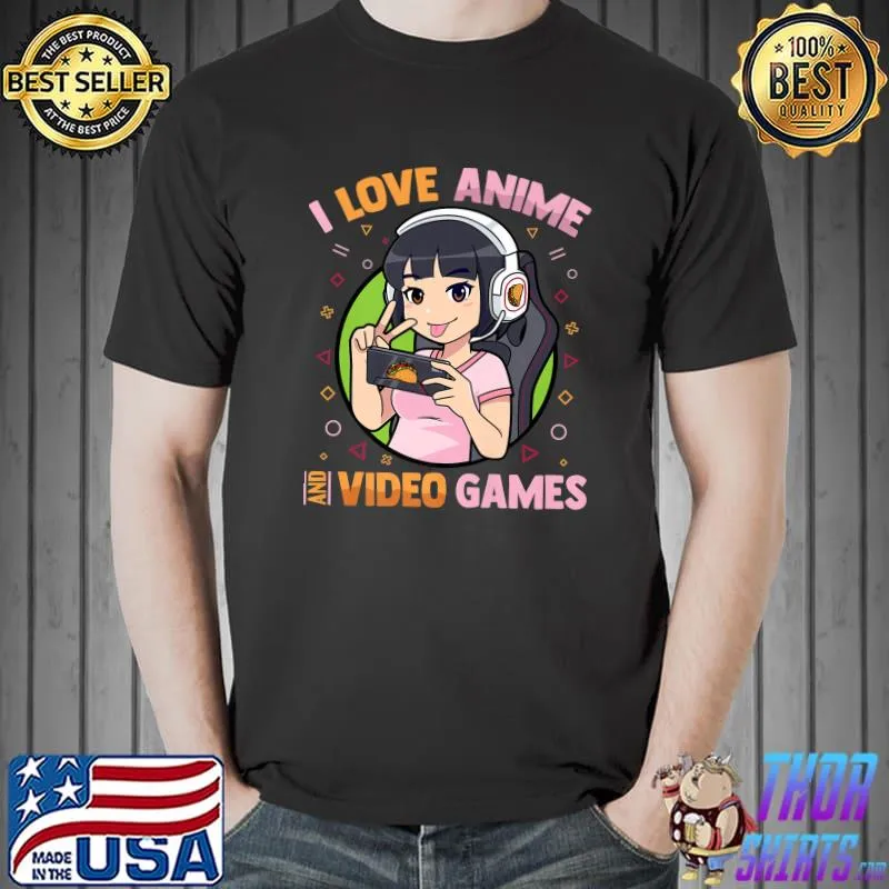 Official Otaku Kawaii - I Love Anime And Video Games - Taco Girl Premium T-Shirt