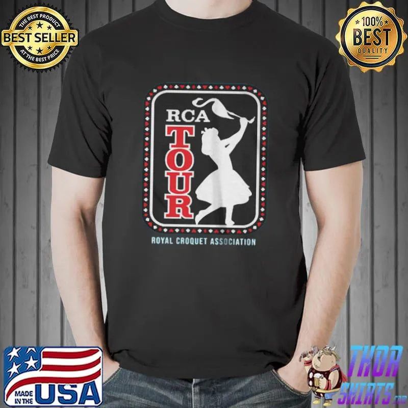 Official Royal croquet association wonderland tour shirt