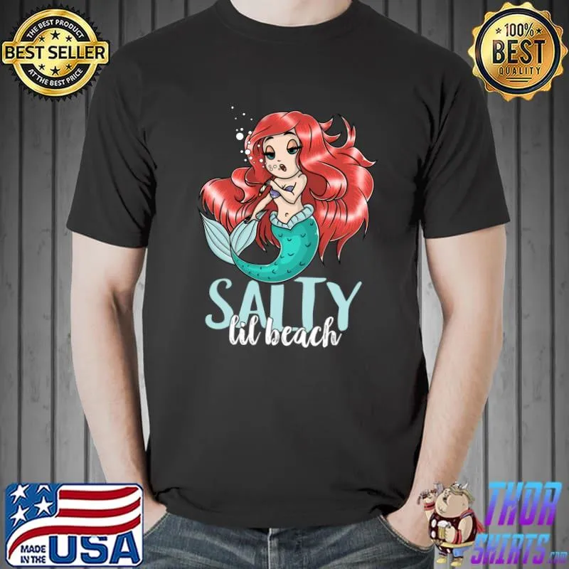 Official Salty Lil Beach Adult Mermaid Women Gift T- Unisex