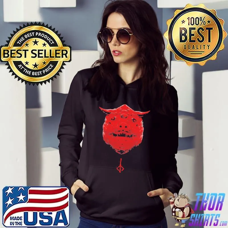 Official Soulsborne maneater boar camiseta gráfica Hoodie