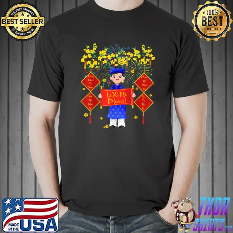 Official Vietnamese Lunar New Year - Tet 2022 Decoration Li Xi T-Shirt Unisex