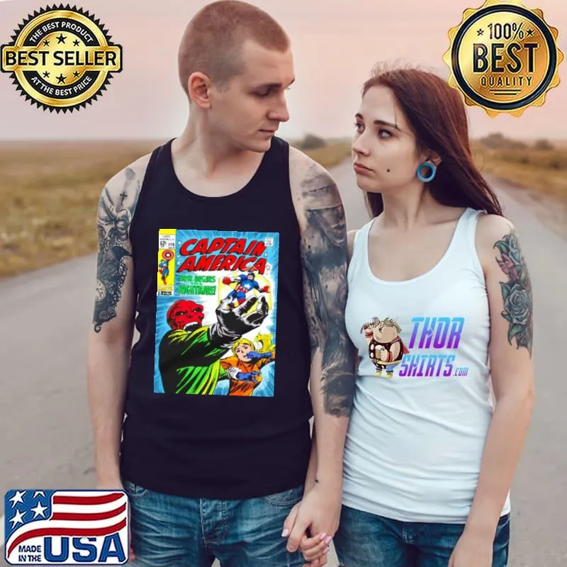 Original Captain America now begins the nightmare comic Tank Top