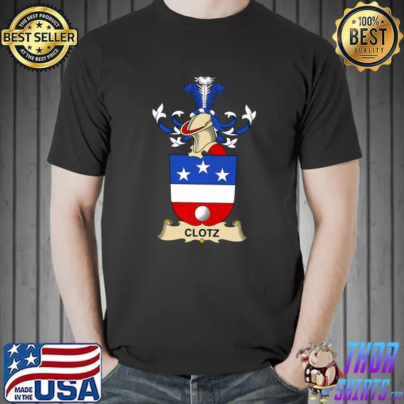 Original Clotz Coat of Arms - Family Crest Premium T-Shirt Unisex