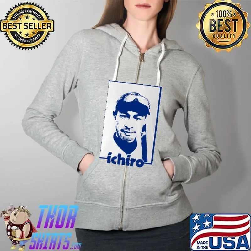 Original Ichiro Retro Colors Unisex T-Shirt Full Zip Hooded