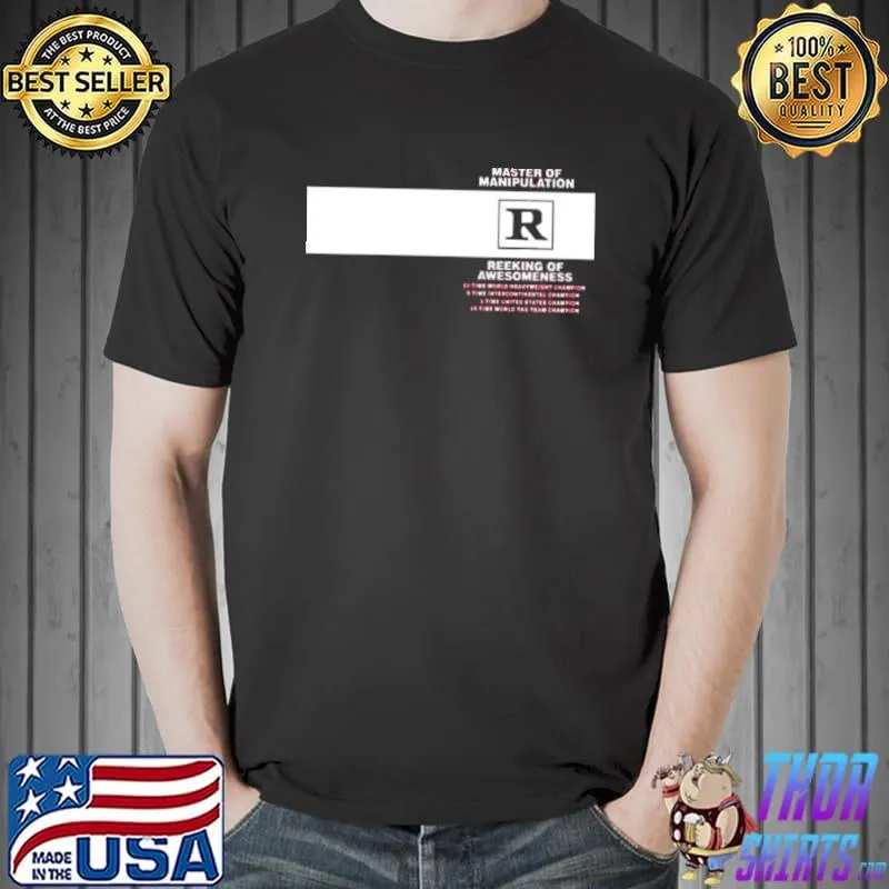 Original Master Of Manipulation Reeking Of Awesomeness Shirt Unisex