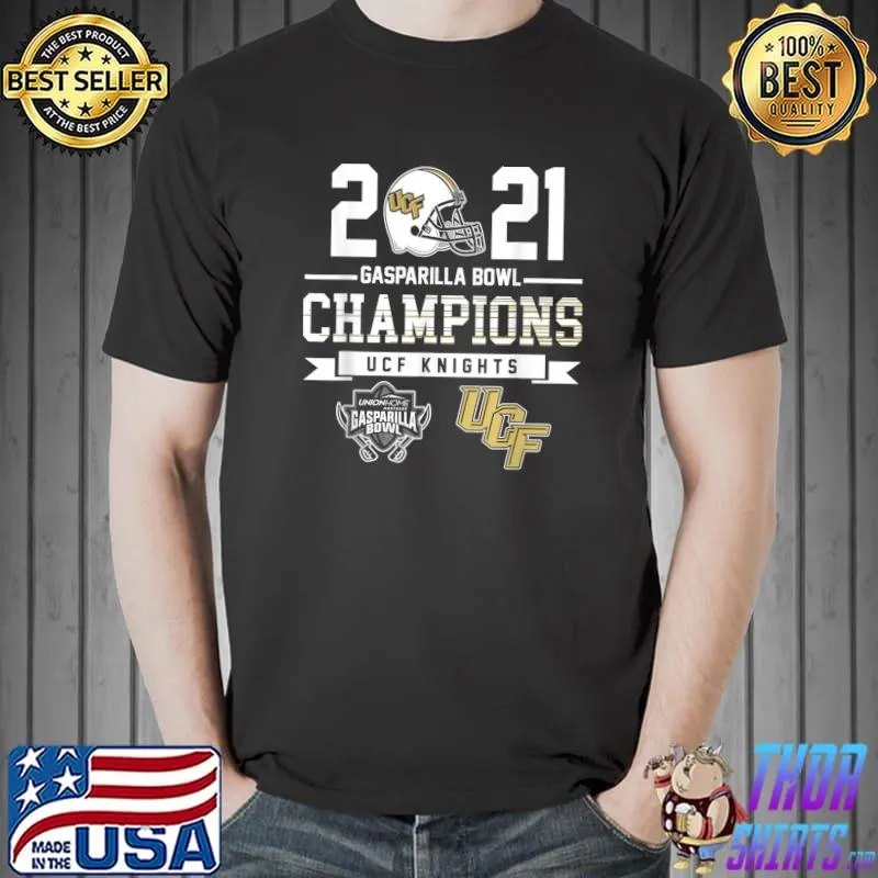 Original UCF Knights 2021 gasparilla bowl Champions funny T-Shirt Unisex