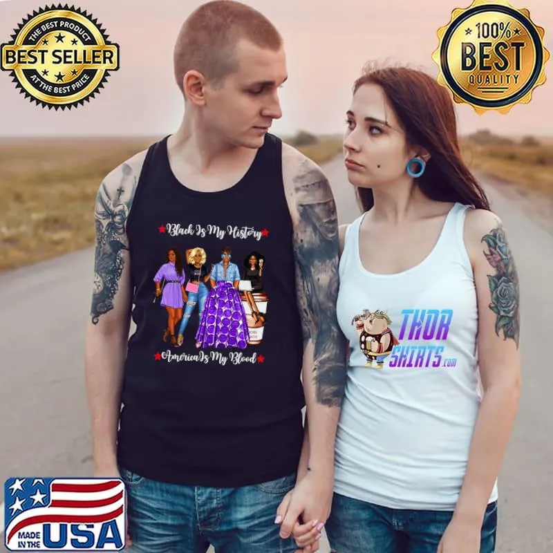 Premium Black Is My History Month Motivational Black Womens Sassy Premium T-Shirt Tank Top