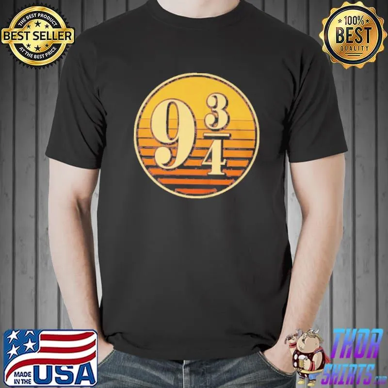 Premium Harry Potter retro 9 3 4 Unisex