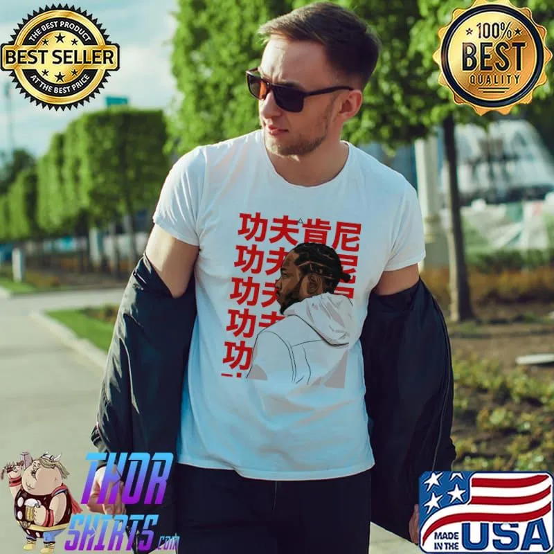 Premium Kendrick Lamar Kung Fu Japanese Background Unisex T-Shirt Unisex