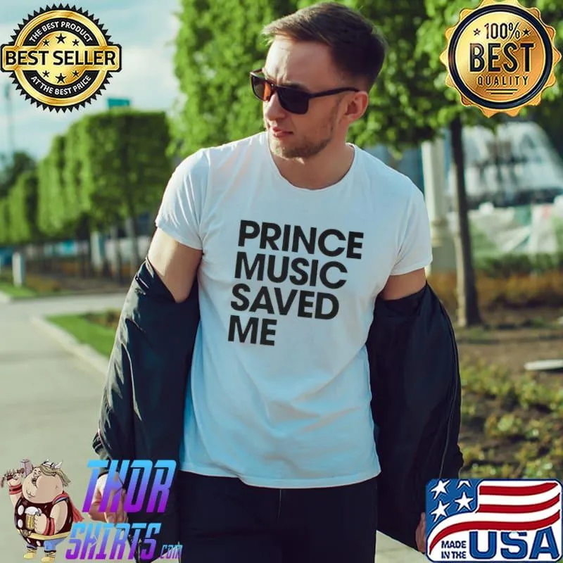 Premium Prince music saved me Unisex