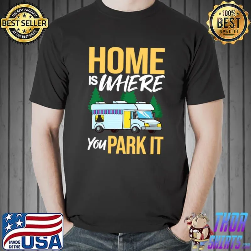 Premium RV Camping Truck Beginner Camper Parks Pullover T Shirt Unisex