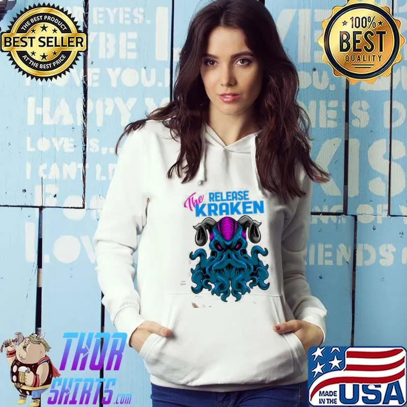 Premium Sea Monster Release The Giant Kraken Vintage Unisex Hoodie