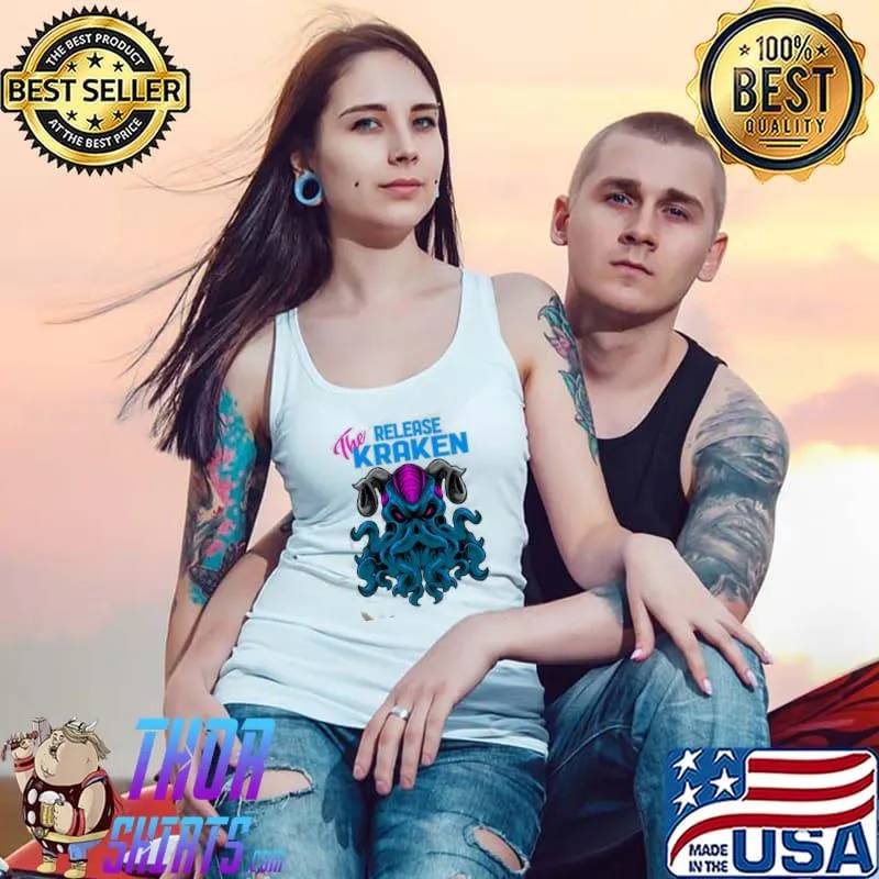 Premium Sea Monster Release The Giant Kraken Vintage Unisex Hoodie Tank Top