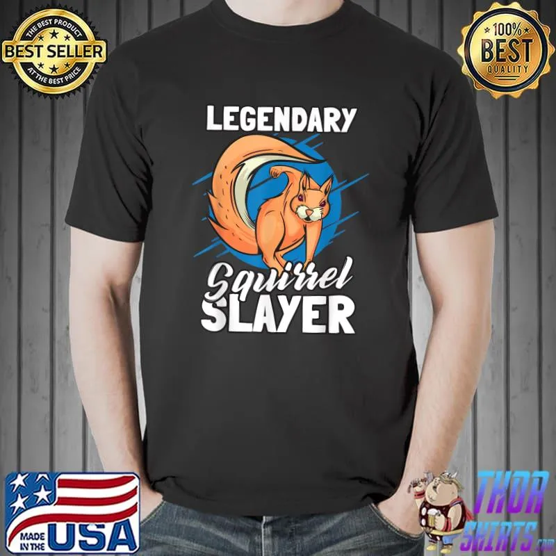 Premium Squirrels Slayers Catching Squirrels Hunters Gifts Hunting T-Shirt Unisex